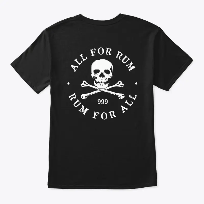 All For Rum Classic Black T