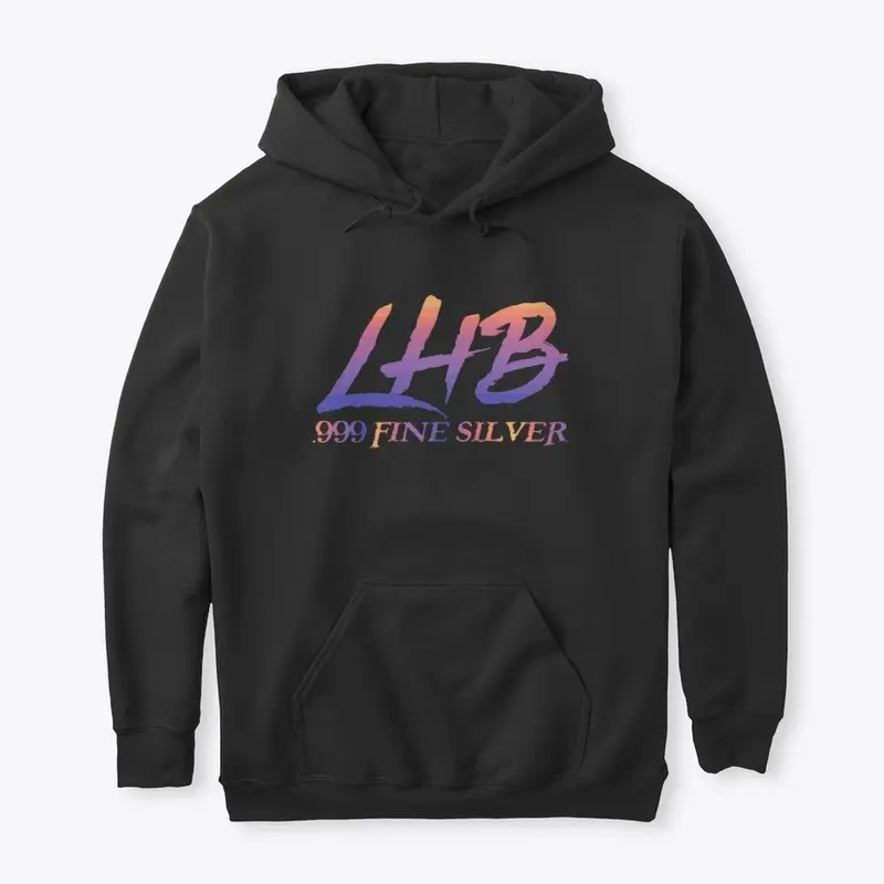 LHB Hoodie - Toned Logo - Sunset Neon